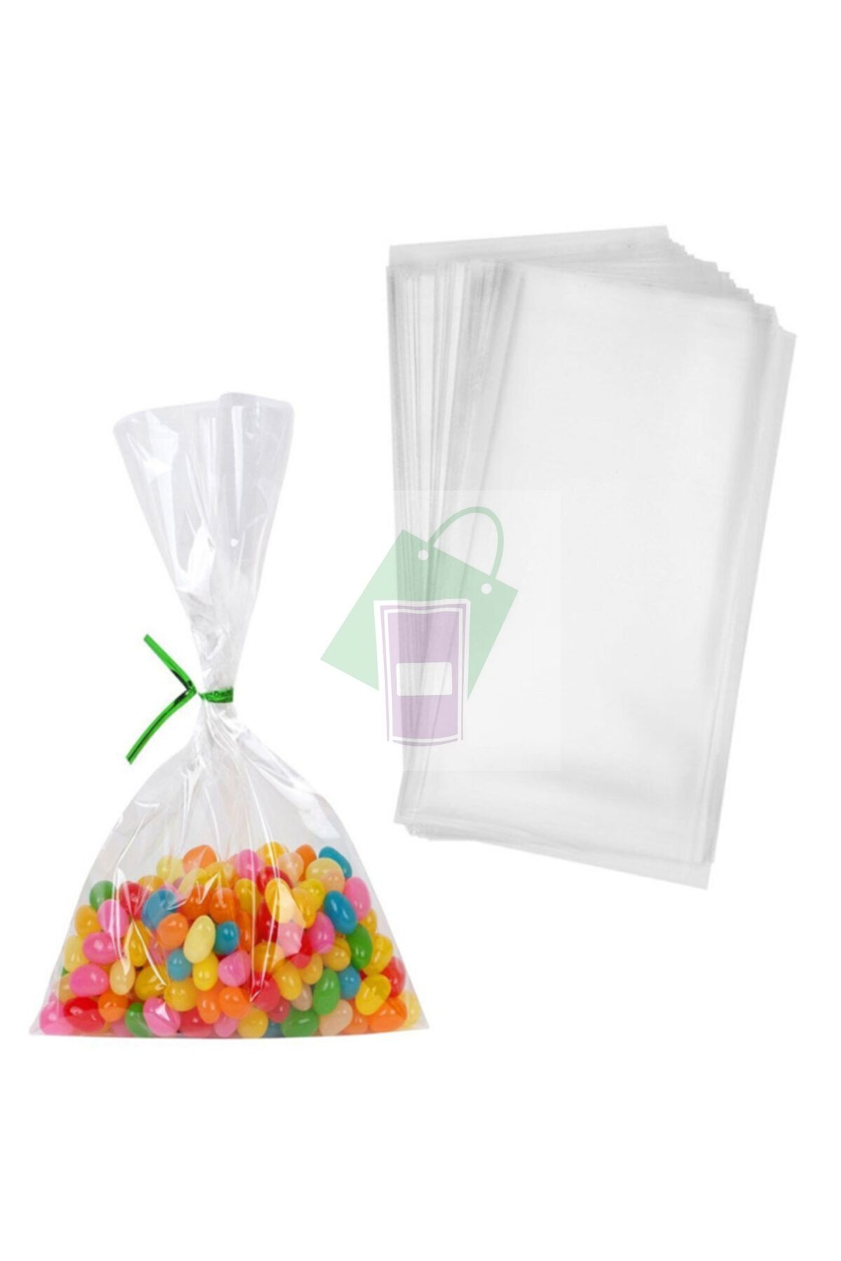 Kurabiye Poşeti 10x20 50 Adet Paketli