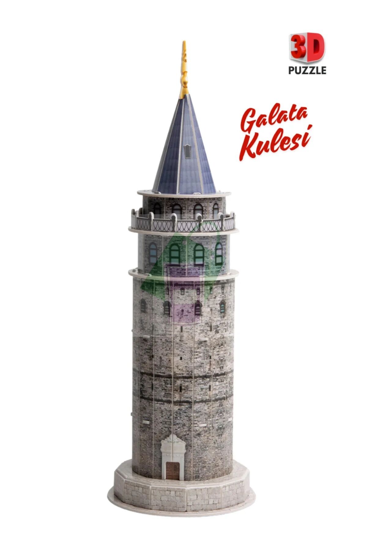GALATA KULESİ 3 Boyutlu Eğitici Puzzle 3d Karton Yapboz