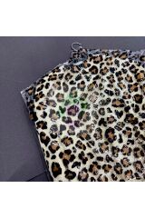 Elbise Poşeti LEOPAR DESEN (60X90 CM) Askı Delikli (10 ADET) Şeffaf Kıyafet Koruma Hurç Kılıf Naylon