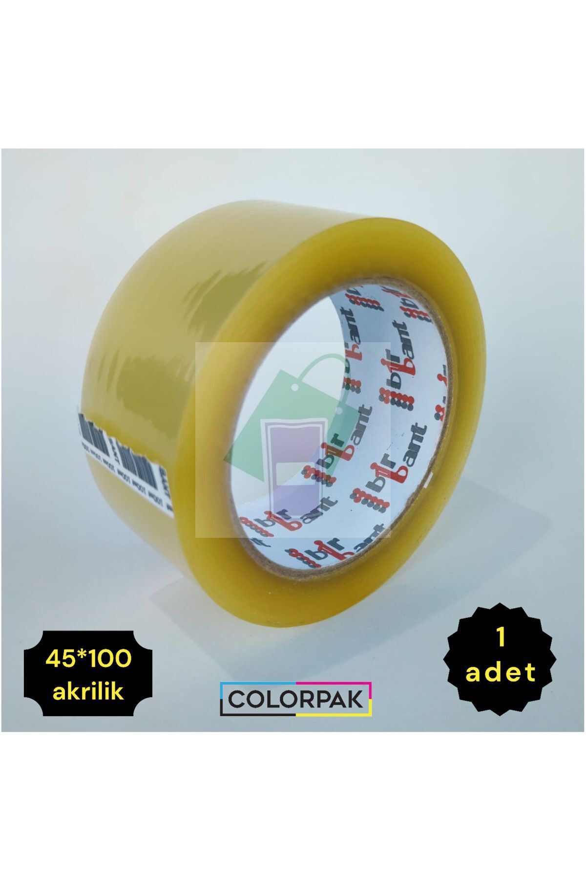 Koli Bandı (45MM*100METRE) Akrilik (1 ADET) Şeffaf, Yüksek Kalite