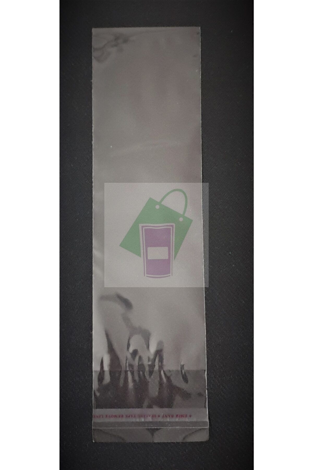 Şeffaf Yapışkanlı Poşet - Opp Kendinden Yapışkanlı Jelatin Parlak Poşet 8x30 Cm - 100 Adet