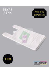 Atlet Poşet (22*38 cm) BEYAZ (1 KG) Market Poşeti