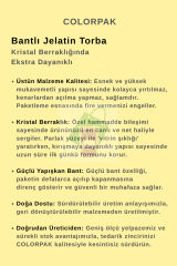 14x25+5 cm Bantlı Şeffaf CPP Jelatin Torba - 50 Adet - Dayanıklı Yırtılmaz Bantlı Ambalaj Poşeti