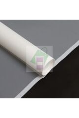 Çiçek Buket Ambalaj Jelatin Kağıdı (Transparan BEYAZ zemin ve BEYAZ kenarlı) Mat Opp 55x55cm 5 adet