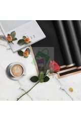 Çiçek Buket Ambalaj Jelatin Kağıdı (Karışık Renkler: Siyah ve Beyaz) Mat Opp 55x55cm 8 adet