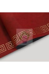 Çiçek Buket Ambalaj Kağıdı (BORDO-ROMA-DESEN) 57x57cm 5 adet